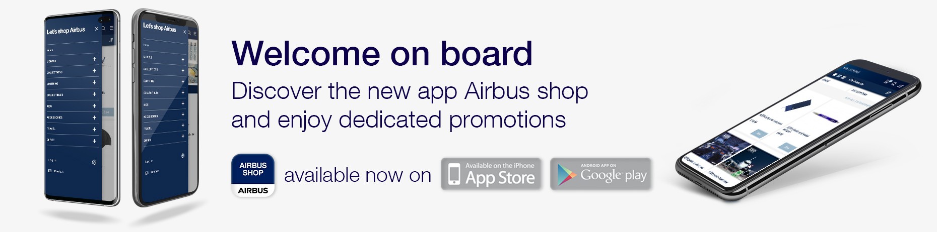 Mobile App. AIRBUS SHOP